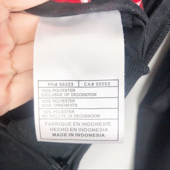 NIKE | Black & Red Full Zip Front Track Jacket XS - Picture 5 of 6
